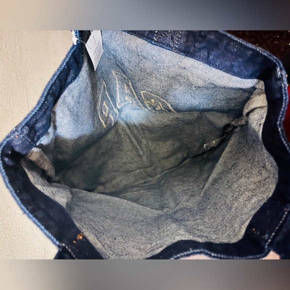 NWT Gap Logo Denim Bag - Picture 2 of 4